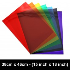 Acetate Light Filters 38cm x 46cm - 7 Colours